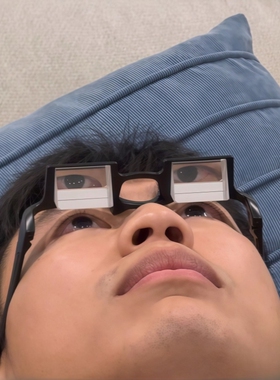 眼里有光！懒人眼镜折射躺卧式看手机电视神器高清反射颈椎防低头