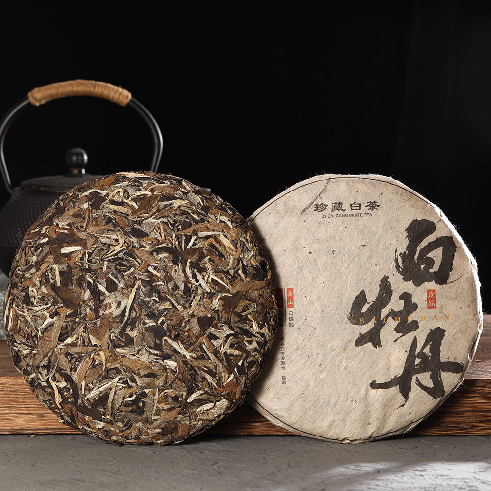 福鼎白茶白牡丹茶饼2010年老白茶饼茶纯日晒茶叶350g/饼白茶饼17
