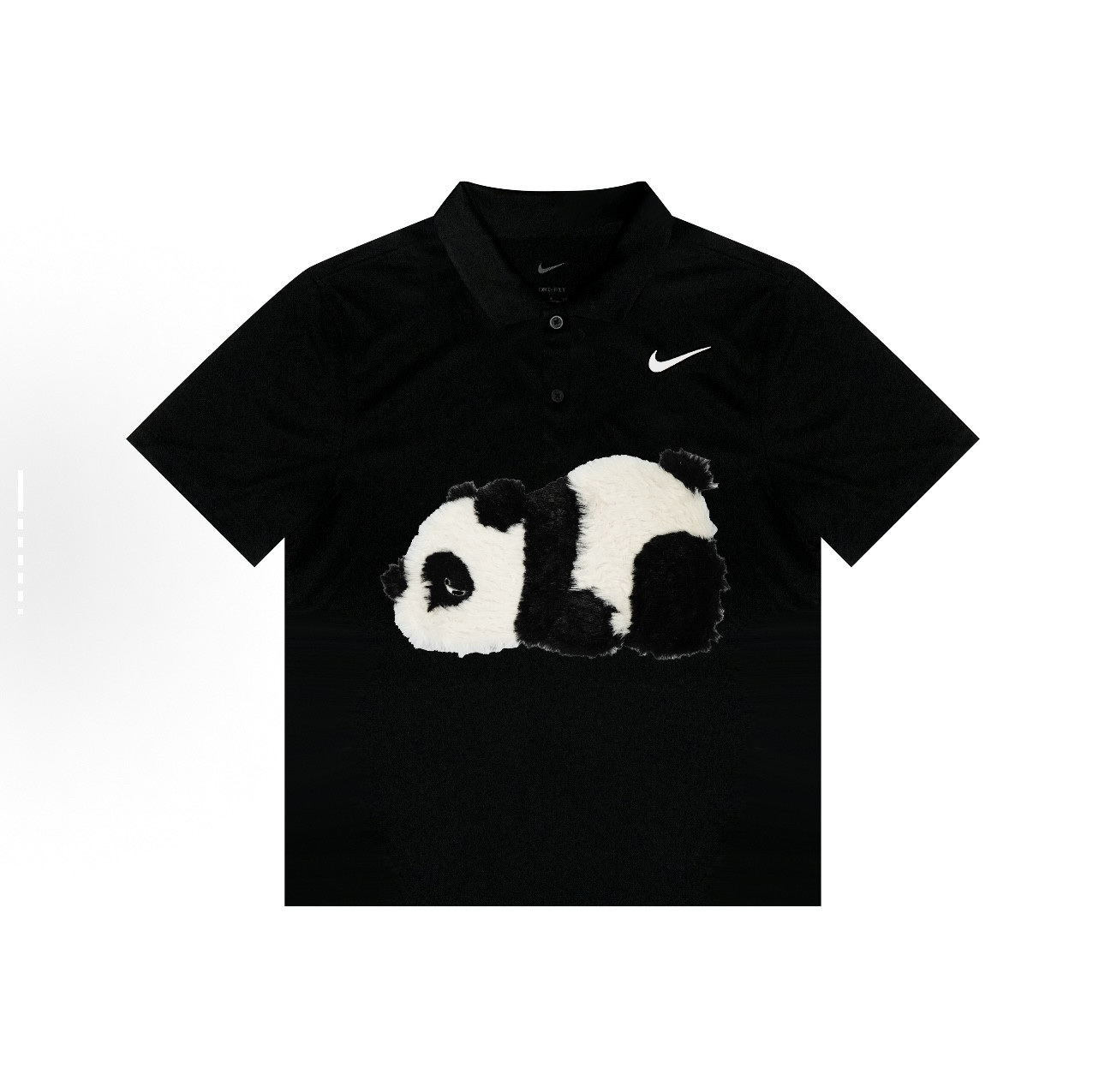 【定制服装】Nike Dri-FIT Victory 国潮熊踪刺绣贴布短袖Polo衫