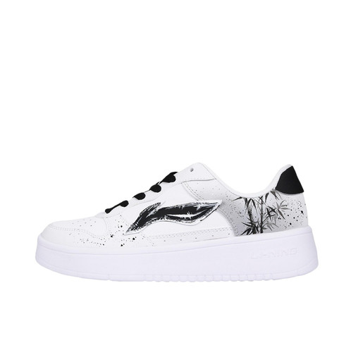 【定制球鞋】李宁 浮舟 定制款 减震透气 防滑耐磨 轻便 水墨竹子