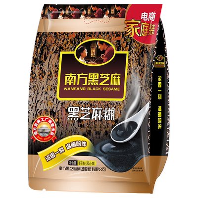 南方黑芝麻糊1000g袋装原味代餐