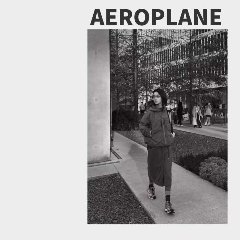 王灏岚 2025秋冬新款户外休闲格子马甲棉服保暖二件套女-GA726