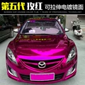 Stretchable Electroplated Mirror Rose Red