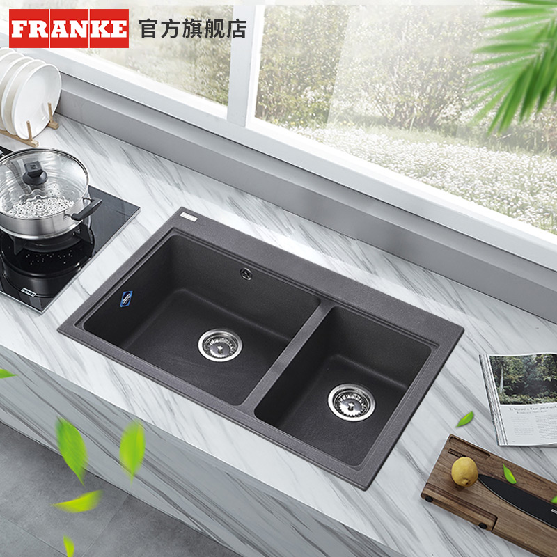弗兰卡水槽石英石厨房进口花岗岩