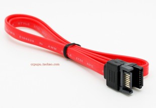 SATA延长线 7P数据线公对母  红色高速优质硬盘数据加长线