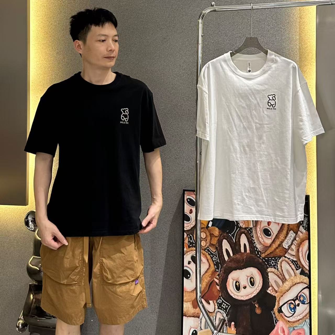 0726【娜娜福利】男装 小熊短袖 不褪不换 派