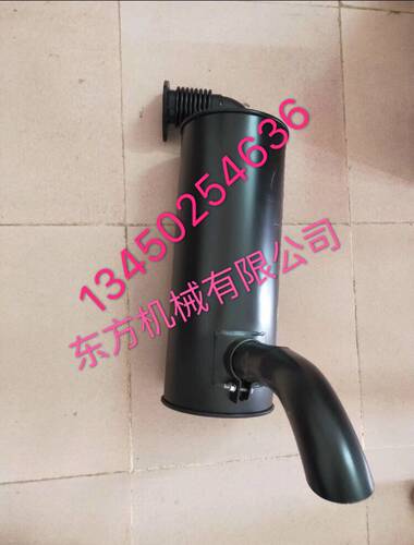 挖掘机配件玉柴YC85-6/7/8消声器排气管烟筒消音器YC60-6/7消声器