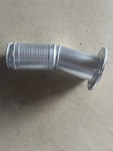 挖掘机配件徐工XG135D 135B消声器排气管接管波纹管喉管康明斯