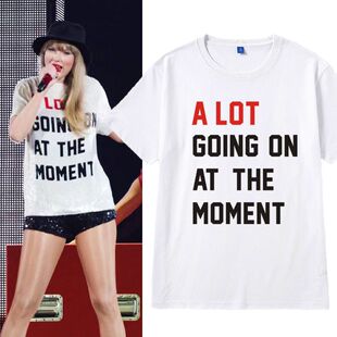 泰勒斯威夫特演唱会22mv同款短袖t恤女霉霉Taylor Swift上衣服潮