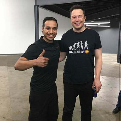 马斯克进化区块链炒币短袖T恤