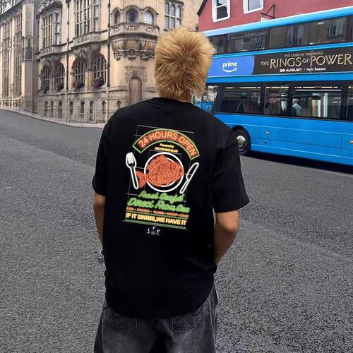 IFC IRIE FISHING CLUB 路亚钓鱼佬文化标语男女美式复古短袖T恤