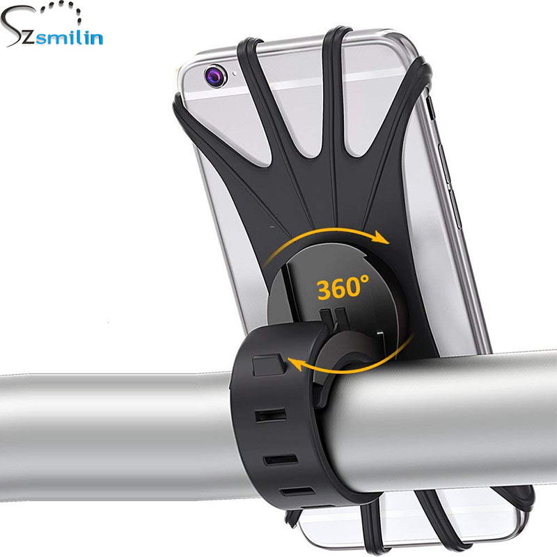 New Strap Silicone iPhone Bike Mount motorcycle phone holder-封面