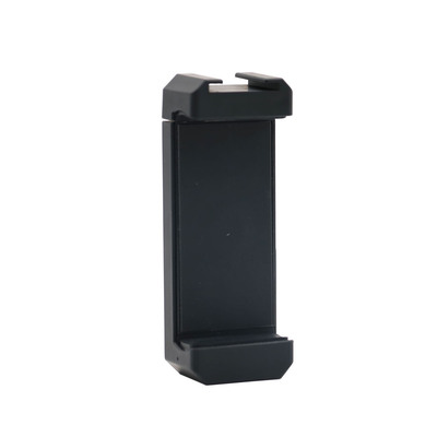 高档喷漆硅胶垫热靴手机夹子金属双拉杆伸缩夹tripod phone clamp