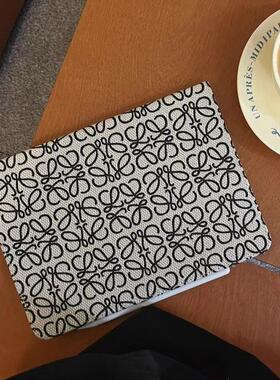 原创老花蝴蝶结ipad壳布艺2021款pro11防摔笔槽保护套9代/10.2/10.5寸翻盖支架10.9寸新款10代书本平板mini67