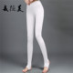 过肚脐高腰蜜桃提臀瑜伽健身踩脚裤 女裸感塑形显瘦运动普拉提大码