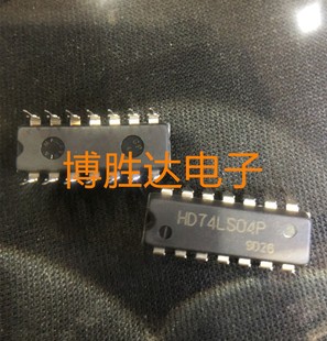 DIP 直插 HD74LS04P六路反向器 74LS04 直拍