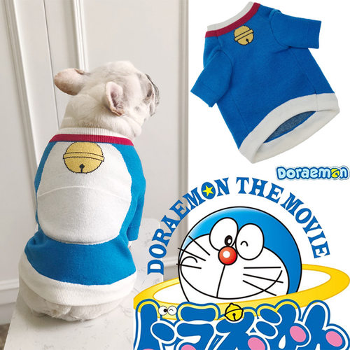 狗狗狗衣服泰迪衣服宠物衣服法斗衣服冬宠物毛衣可爱叮当猫包邮