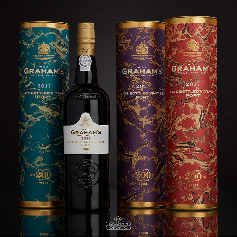 浓郁且甜熟的果味 格兰姆晚装瓶波特酒 grahams lbv 2017