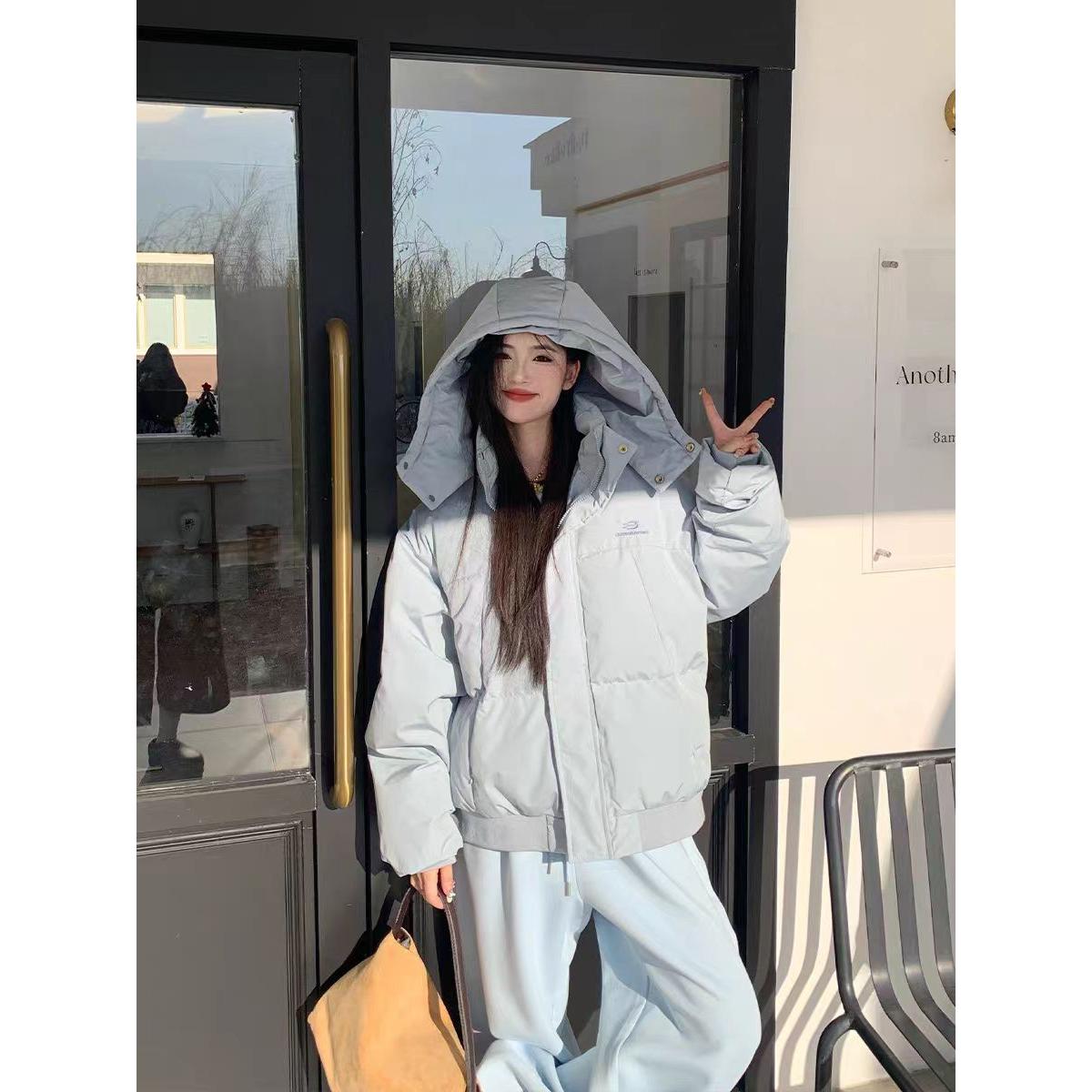 橘子树在哪儿 2025新款韩版加厚休闲保暖棉服冬装女装外套