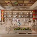 泥人面人 新中式 陶艺面塑 泥塑展厅 工艺草图大师SU模型 文化展厅