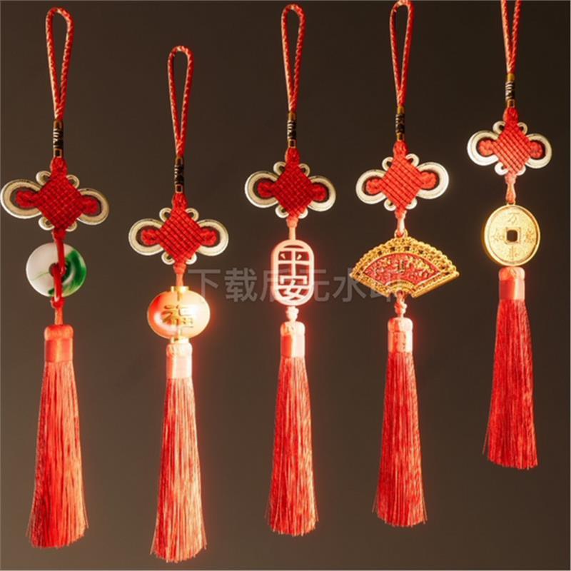中式挂件 中国结 流苏挂件 中国结挂件 传统饰品 草图大师SU模型