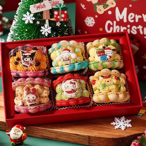 圣诞节马卡龙糕点礼物