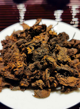 晨澄记 云南普洱茶熟茶六年勐海陈年老茶头散茶500g正品熟普茶叶