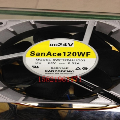 【议价】9WF1224H1D03 24V 0.32ASANYO 120*120*38MM防水轴流风扇