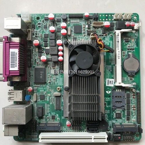【议价】ITX-M58-D56L ver1.6A 研域工控 D525 DDR3 17*17主板
