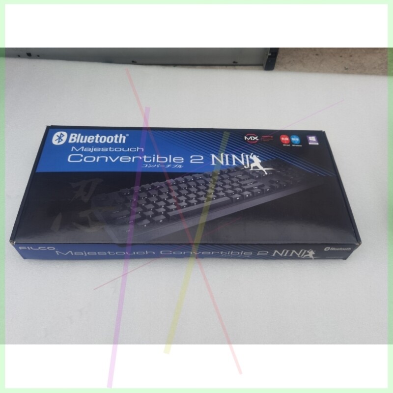 【议价】filco大F 104键双模忍者圣手二代茶轴箱说配件全