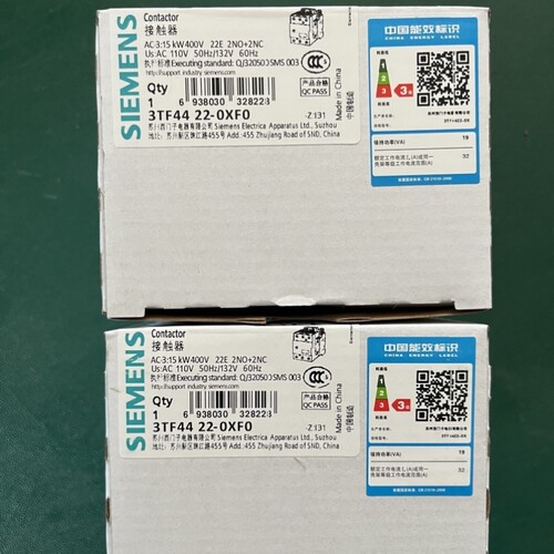 【议价】交流接触器 3TF44 22-0X 2NO 2NC 4422-OX 0XM0 0XF0 0XB