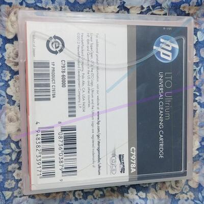HP LTO Ultrium 全新清洗带 C7978A，适用