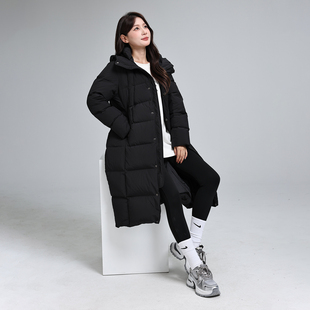 掘鹿羽绒服女中长款 东北加厚过膝保暖超长外套 2025年新款 男女冬季