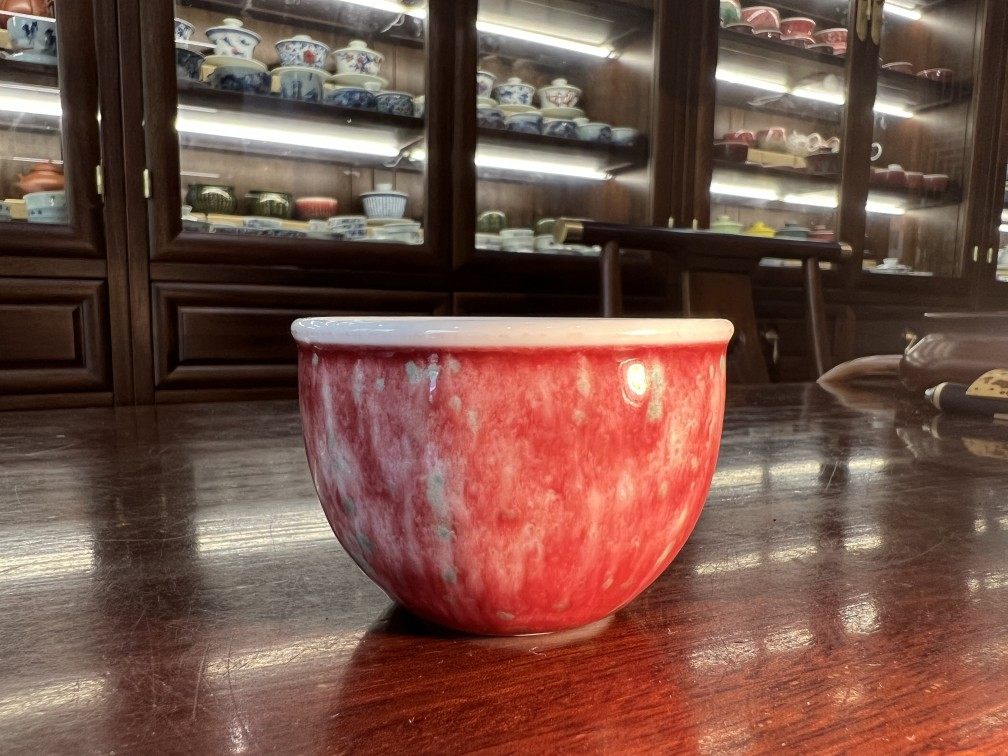 御色陶瓷 景德镇品牌窑口 一级品 高温手工 原矿秘釉 美人醉缸杯