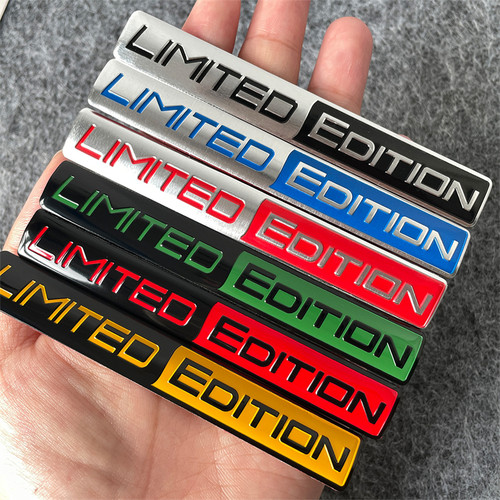 金属改装标 LIMITED EDITION限量版标车身侧标尾标装饰车贴中网标