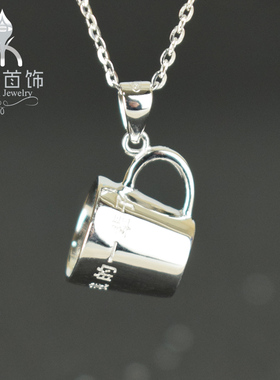 一辈子S925纯银项链情人节爆款学生锁骨链情侣银项链送女朋友饰品