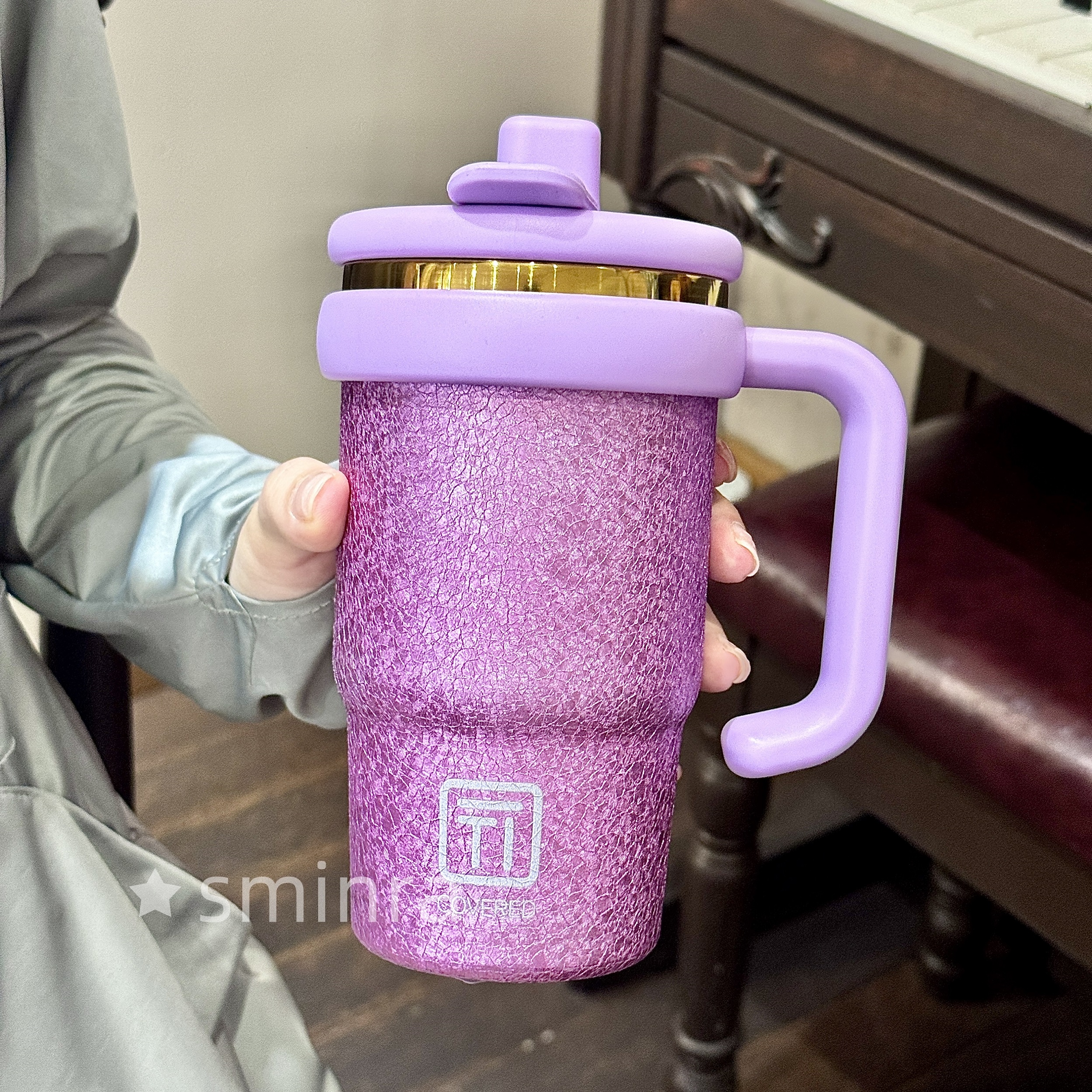 大容量冰花覆钛冰霸保温杯子送礼