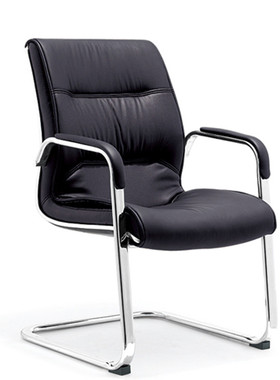 简约西皮会议椅 工型接待椅 班前椅 黑色主管椅会客椅 办公洽谈椅