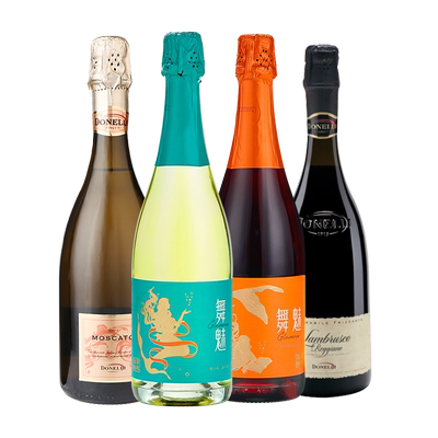 张裕4瓶葡萄酒气泡甜酒