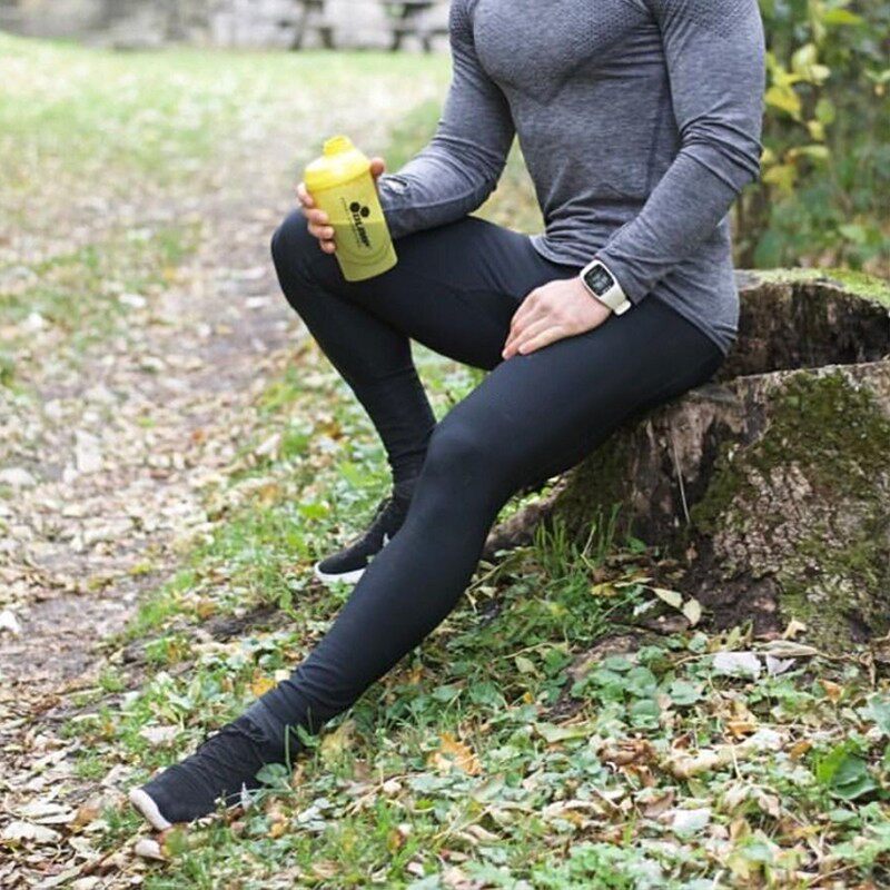 秋冬户外休闲牦牛绒打底裤男美利奴羊毛保暖裤徒步登山保暖秋裤男