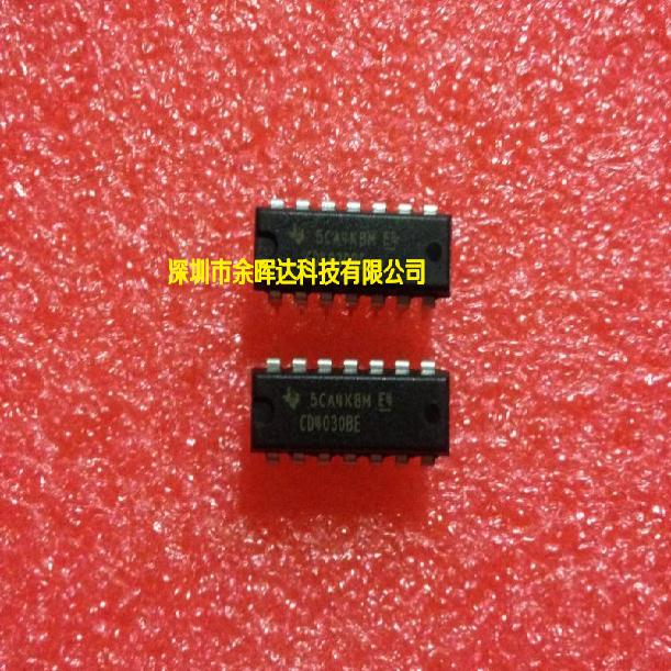 供应逻辑芯片全新原装CD4030BE DIP-14质量保证