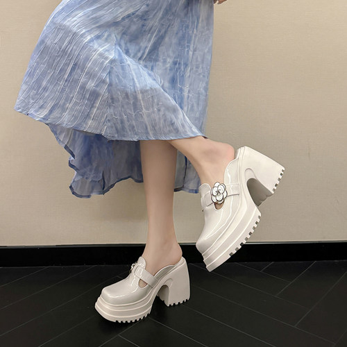 小个子增高厚底凉鞋春夏包头拖