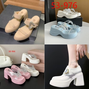 {179}断码粗跟单鞋凉鞋长靴内增高跟高10cm拖鞋