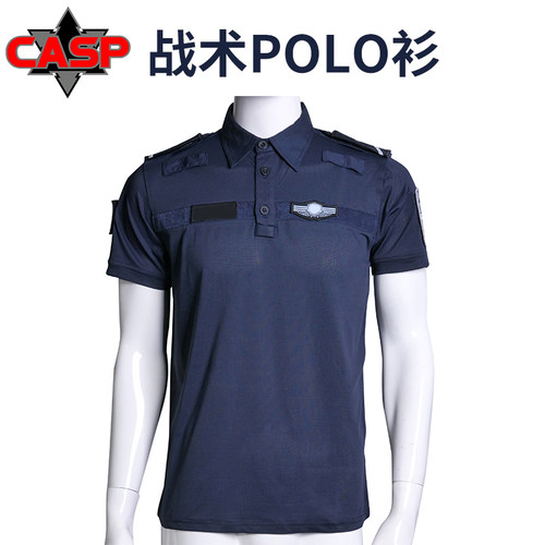 CASP战术Polo T恤吸湿排汗纤维透气教官通勤户外运动夏季速干短袖