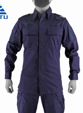 KSTU 教官作训服套装 户外春夏款长袖战训服耐磨战术执勤工装长裤