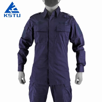 KSTU 教官作训服套装 户外春夏款长袖战训服耐磨战术执勤工装长裤