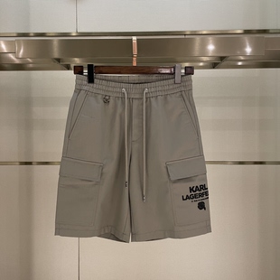 轻奢高端男士 新款 短裤 五分裤 KARL 正品 LAGERFELD卡尔老佛爷26夏季