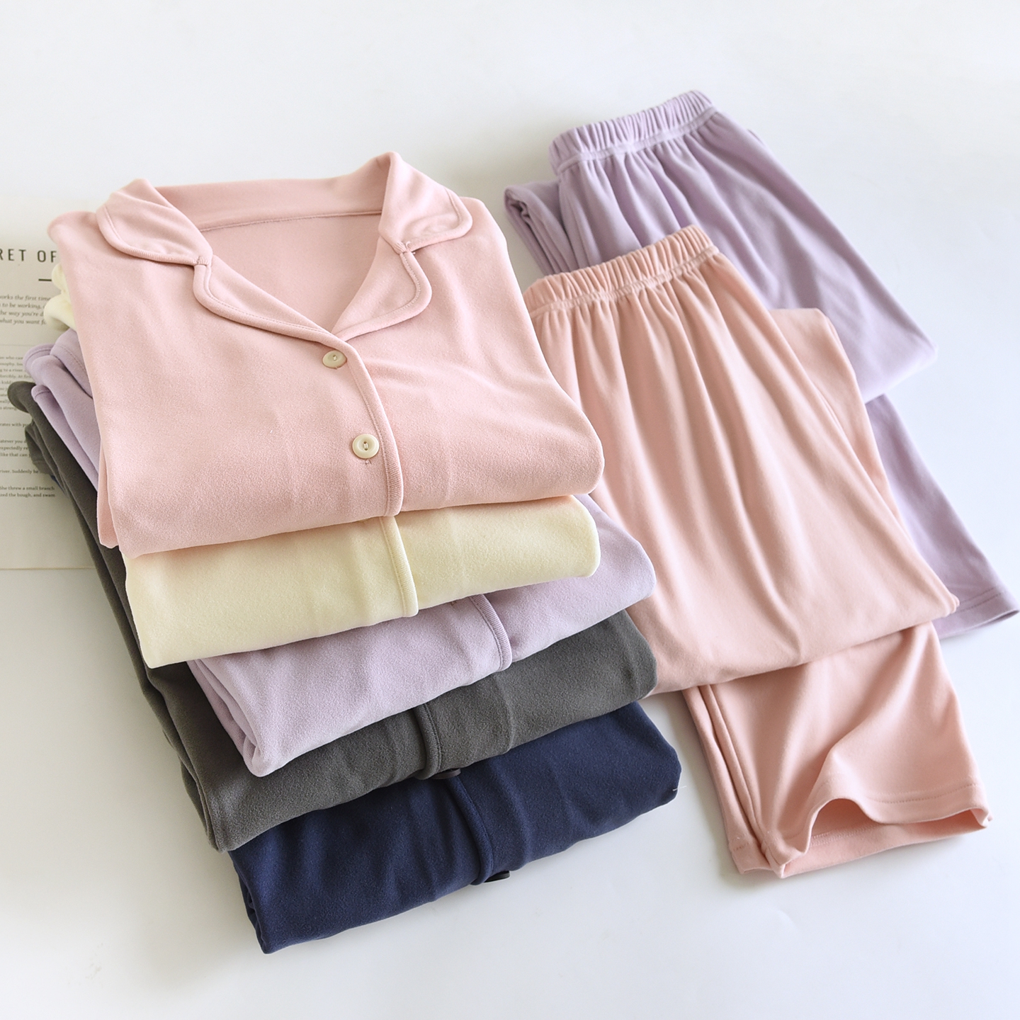 秋冬季情侣德绒睡衣套装