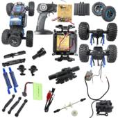 美致2838四驱越野车遥控器电机减震器轮胎齿轮转向器电池盖零配件