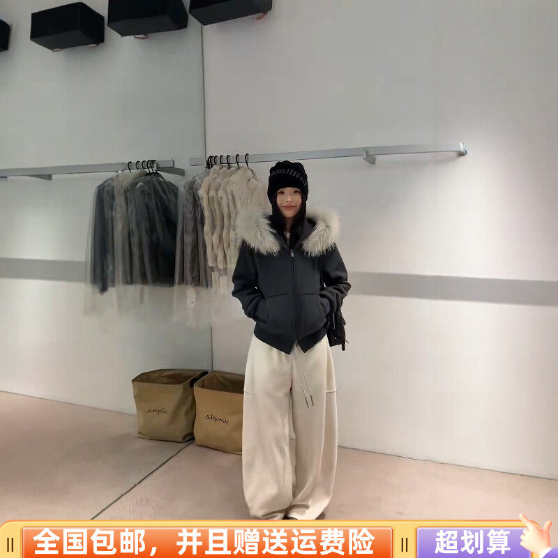 2026冬季加厚韩版女棉衣配毛领